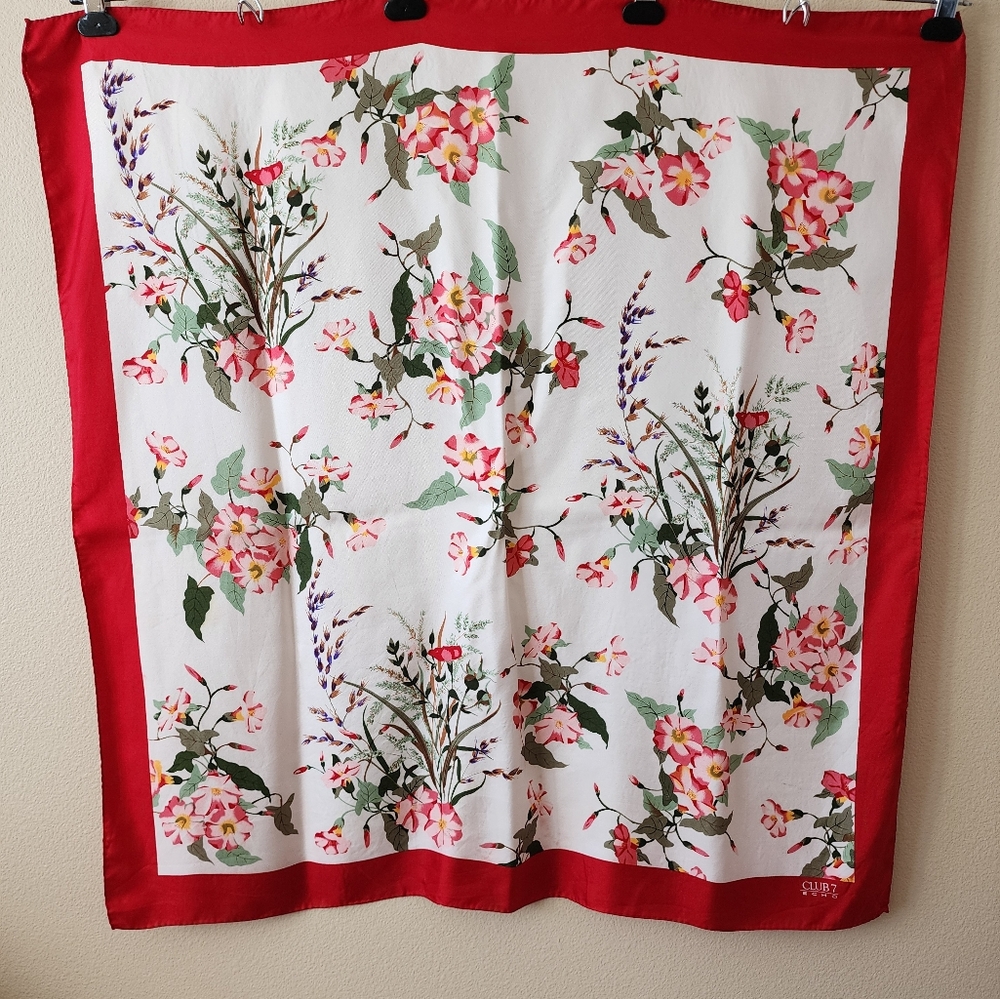 Club 7 Echo silk scarf